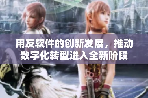 用友软件的创新发展，推动数字化转型进入全新阶段