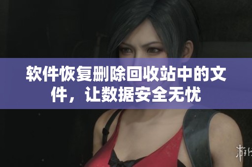 软件恢复删除回收站中的文件，让数据安全无忧