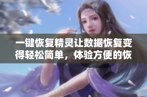 一键恢复精灵让数据恢复变得轻松简单，体验方便的恢复功能和卓越的效果