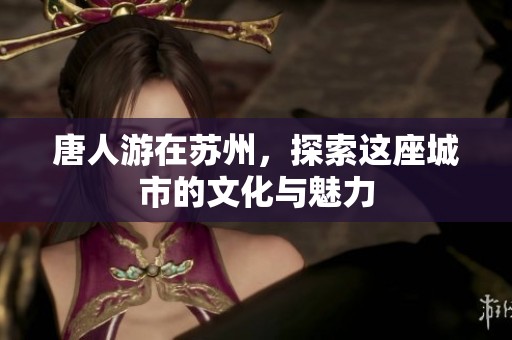 唐人游在苏州，探索这座城市的文化与魅力