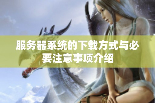 服务器系统的下载方式与必要注意事项介绍