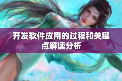 开发软件应用的过程和关键点解读分析