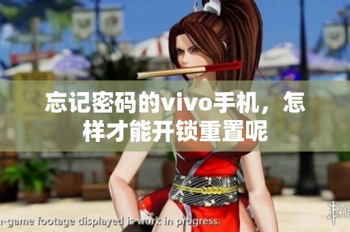 忘记密码的vivo手机，怎样才能开锁重置呢