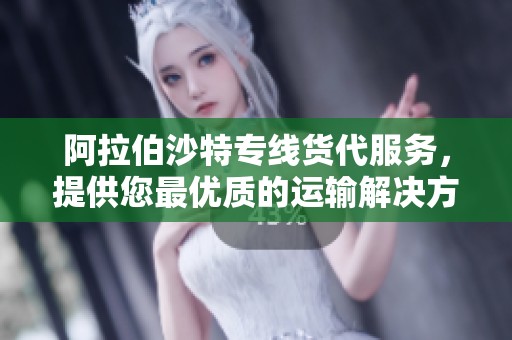阿拉伯沙特专线货代服务，提供您最优质的运输解决方案