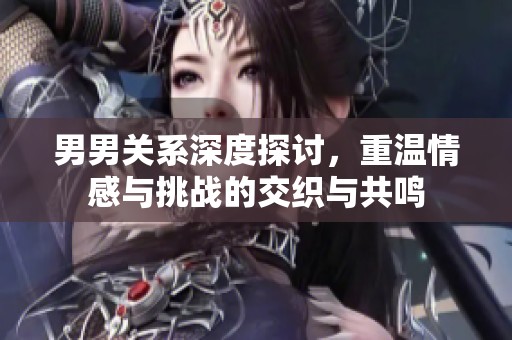 男男关系深度探讨，重温情感与挑战的交织与共鸣