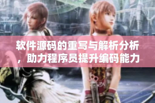 软件源码的重写与解析分析，助力程序员提升编码能力与效率