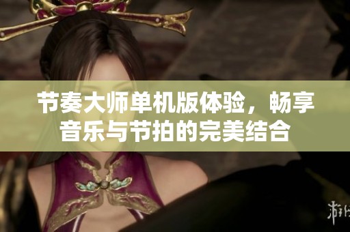 节奏大师单机版体验，畅享音乐与节拍的完美结合