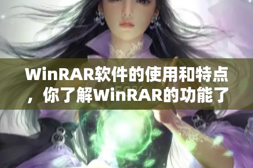 WinRAR软件的使用和特点，你了解WinRAR的功能了吗