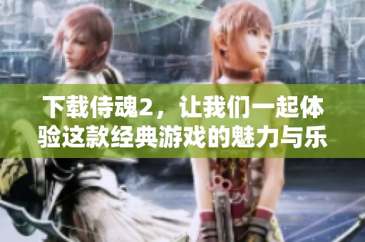 下载侍魂2，让我们一起体验这款经典游戏的魅力与乐趣