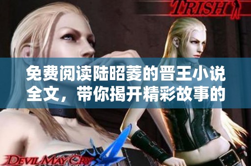 免费阅读陆昭菱的晋王小说全文，带你揭开精彩故事的面纱