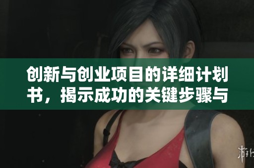创新与创业项目的详细计划书，揭示成功的关键步骤与策略