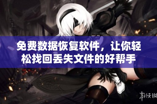 免费数据恢复软件，让你轻松找回丢失文件的好帮手