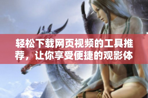 轻松下载网页视频的工具推荐，让你享受便捷的观影体验