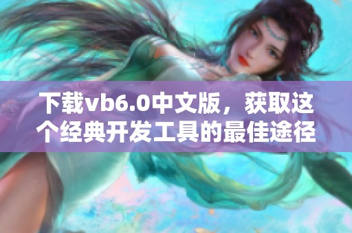 下载vb6.0中文版，获取这个经典开发工具的最佳途径