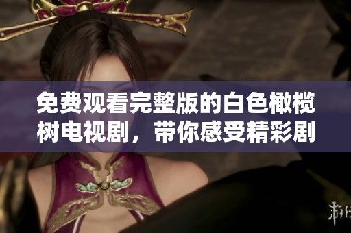 免费观看完整版的白色橄榄树电视剧，带你感受精彩剧情与深厚情感