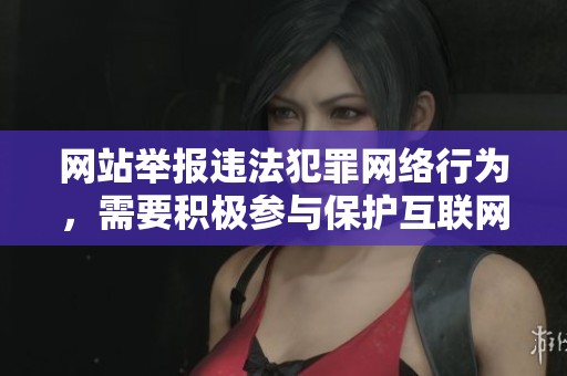 网站举报违法犯罪网络行为，需要积极参与保护互联网安全