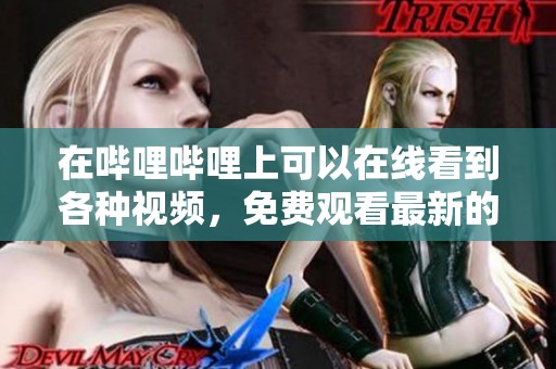 在哔哩哔哩上可以在线看到各种视频，免费观看最新的精彩内容