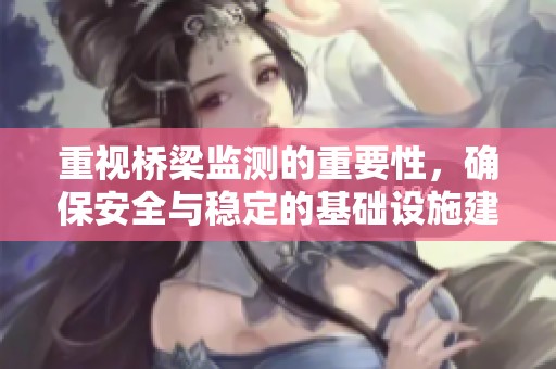 重视桥梁监测的重要性，确保安全与稳定的基础设施建设