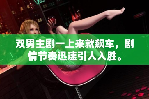 双男主剧一上来就飙车，剧情节奏迅速引人入胜。