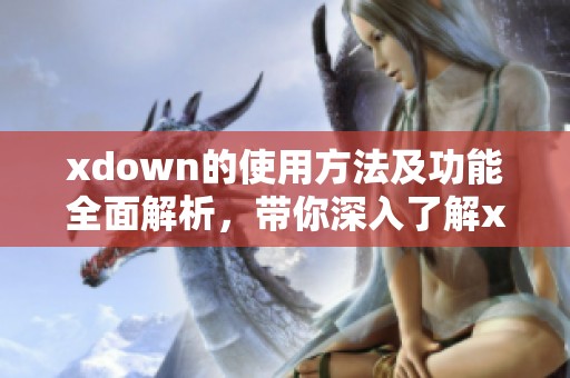 xdown的使用方法及功能全面解析，带你深入了解xdown的实用性与优势