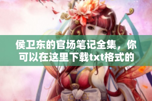 侯卫东的官场笔记全集，你可以在这里下载txt格式的内容。