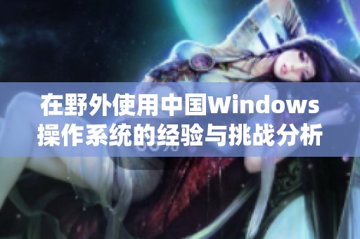 在野外使用中国Windows操作系统的经验与挑战分析