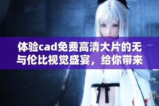 体验cad免费高清大片的无与伦比视觉盛宴，给你带来前所未有的享受
