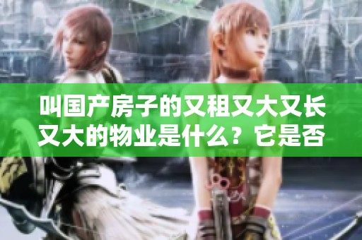 叫国产房子的又租又大又长又大的物业是什么？它是否满足你的需求？