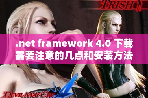 .net framework 4.0 下载需要注意的几点和安装方法分享