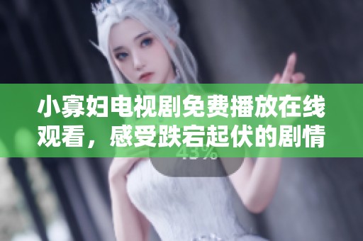 小寡妇电视剧免费播放在线观看，感受跌宕起伏的剧情和人物情感