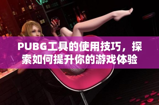PUBG工具的使用技巧，探索如何提升你的游戏体验
