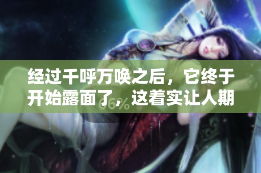 经过千呼万唤之后，它终于开始露面了，这着实让人期待！