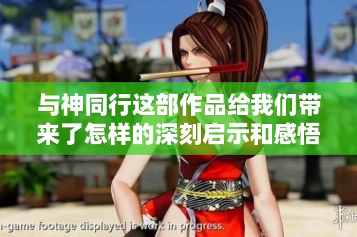 与神同行这部作品给我们带来了怎样的深刻启示和感悟呢