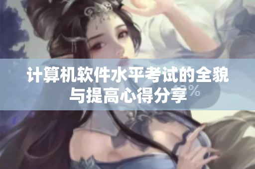 计算机软件水平考试的全貌与提高心得分享