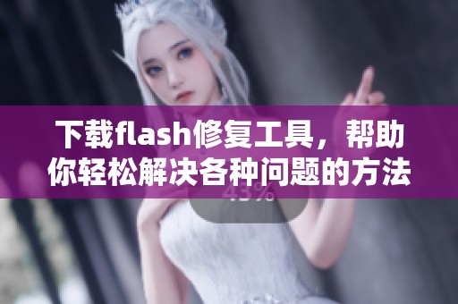 下载flash修复工具，帮助你轻松解决各种问题的方法和步骤