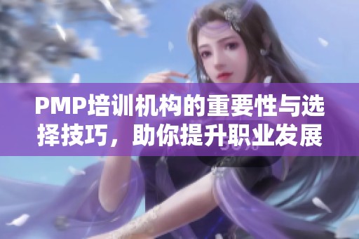 PMP培训机构的重要性与选择技巧，助你提升职业发展潜力