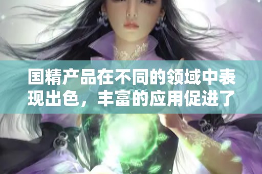 国精产品在不同的领域中表现出色，丰富的应用促进了市场的成长