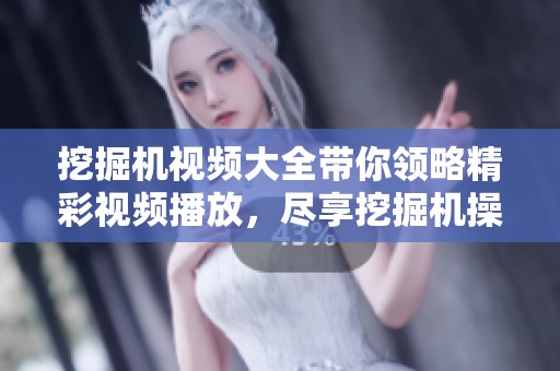 挖掘机视频大全带你领略精彩视频播放，尽享挖掘机操作的魅力与技巧！