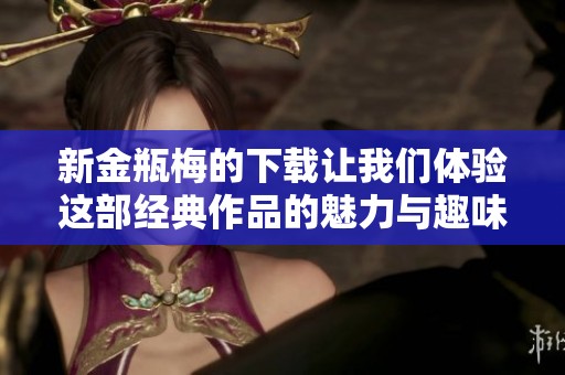 新金瓶梅的下载让我们体验这部经典作品的魅力与趣味