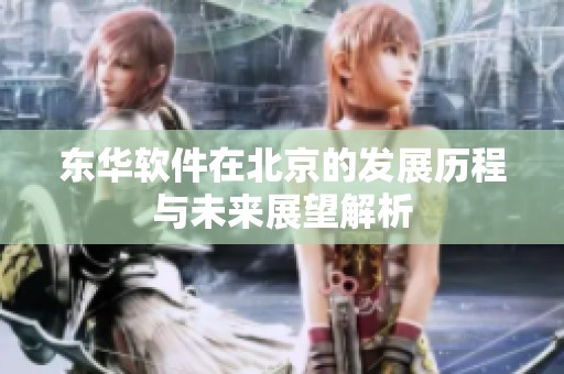 东华软件在北京的发展历程与未来展望解析