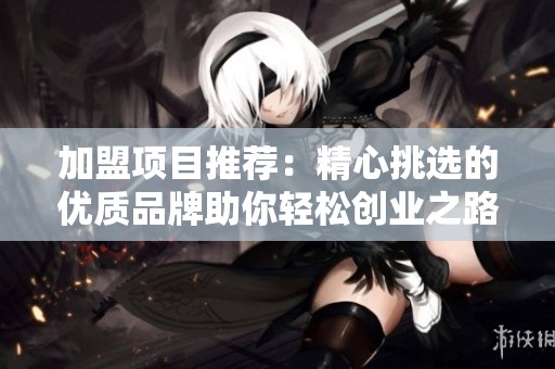 加盟项目推荐：精心挑选的优质品牌助你轻松创业之路