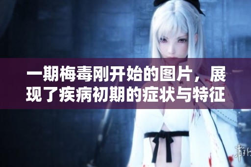 一期梅毒刚开始的图片，展现了疾病初期的症状与特征