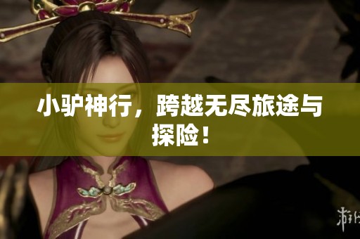 小驴神行，跨越无尽旅途与探险！