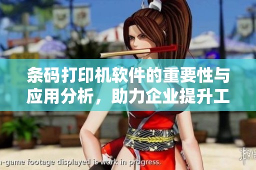 条码打印机软件的重要性与应用分析，助力企业提升工作效率