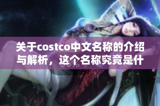 关于costco中文名称的介绍与解析，这个名称究竟是什么呢