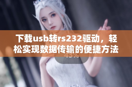 下载usb转rs232驱动，轻松实现数据传输的便捷方法