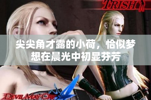 尖尖角才露的小荷，恰似梦想在晨光中初显芬芳