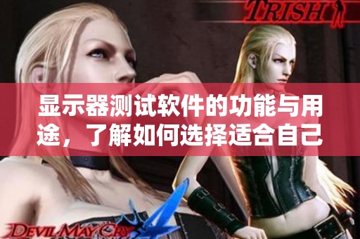显示器测试软件的功能与用途，了解如何选择适合自己的显示器测试工具