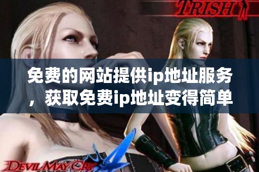 免费的网站提供ip地址服务，获取免费ip地址变得简单又方便