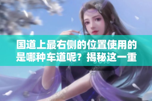 国道上最右侧的位置使用的是哪种车道呢？揭秘这一重要交通规则。